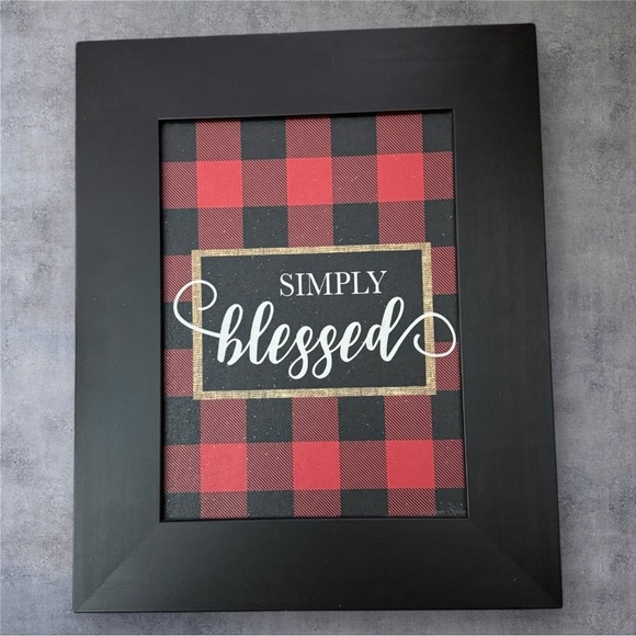 Summer Snow SIMPLY BLESSED Wall Art - Made in the USA - Picture 1 of 3